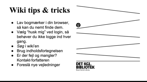 Thumbnail for Alma og Primo Wiki hjælp