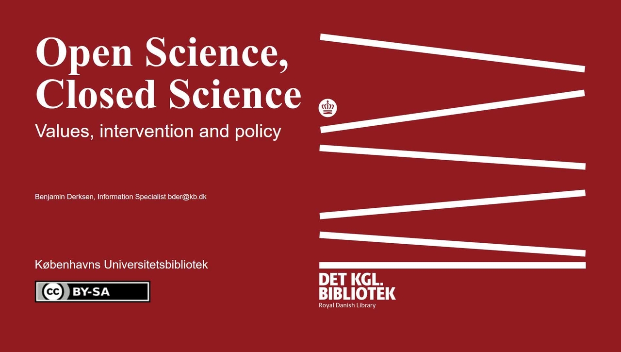 Open Science - Closed Science