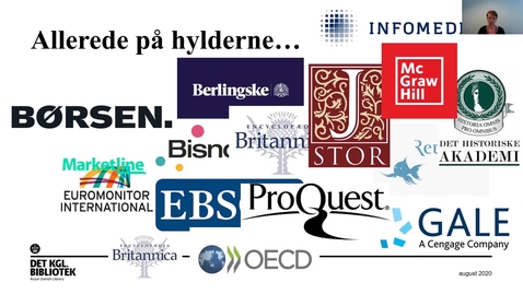 Thumbnail for Det Kgl. Biblioteks licensservice for ungdomsuddannelser  - Nyheder i licensporteføljen 2021
