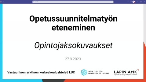 Thumbnail for Virikeluentopäivä 27.9.2023