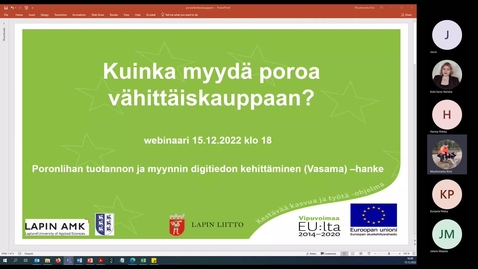 Thumbnail for Vasama porotuotteet vähittäiskauppaan