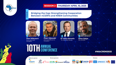 Thumbnail for Session 2 - Bridging The Gap: Strengthening Cooperation Between Ncsirt And Nren Communities