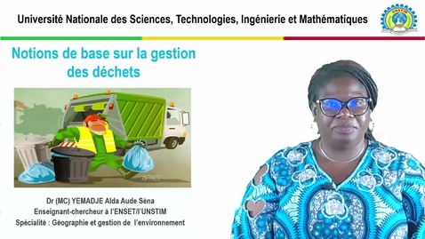 Thumbnail for Cours de Gestion des déchets: Notion de base sur la gestion des déchets