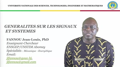 Thumbnail for Cours de Généralités sur les signaux et systèmes : collecte des eaux superficielles de la plateforme