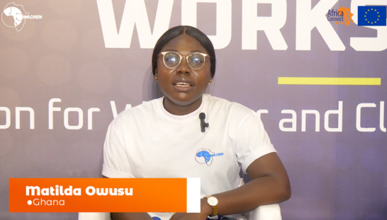 Women-In-WACREN 2024 - Interview with Matilda Owusu (Ghana)  🇬🇭