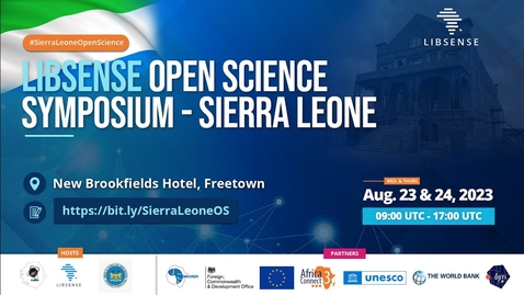 Thumbnail for LIBSENSE Open Science Symposium - Sierra Leone