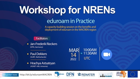 Thumbnail for NREN CEOs Academy on #eduroam