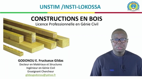 Thumbnail for Présentation du cours de Constructions en bois