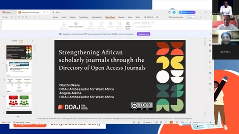 Thumbnail for Strengthening African scholarly journals through the Directory of Open Access Journals (DOAJ)