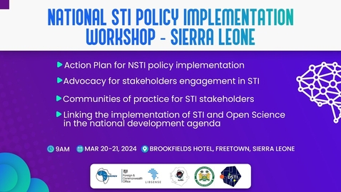 Thumbnail for National Science, Technology &amp; Innovation Conference - Sierra Leone