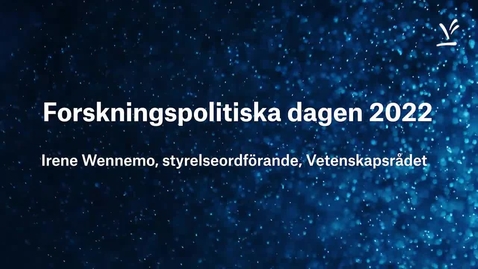 Thumbnail for Irene Wennermo, styrelseordförande Vetenskapsrådet