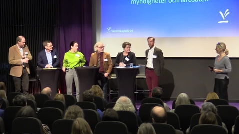 Thumbnail for Panelsamtal med representanter för myndigheter och lärosäten samt publikfrågor