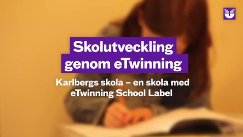 Thumbnail for eTwinning som skolutveckling
