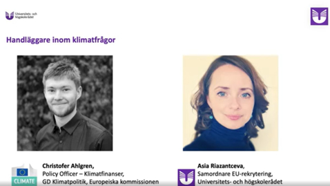 Thumbnail for Handläggare inom klimatfrågor