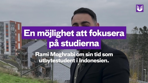 Thumbnail for En möjlighet att fokusera på studierna 