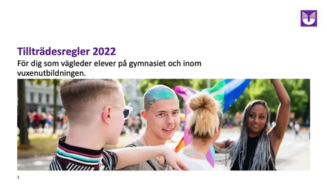 Thumbnail for Tillträdesregler 2022