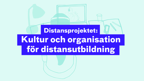 Thumbnail for Distansprojektet: Kultur och organisation för distansutbildning