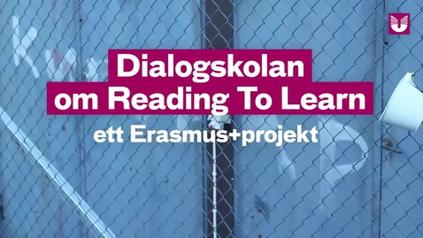 Thumbnail for Dialogskolan om Reading To Learn
