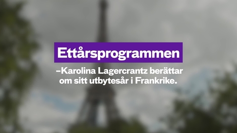 Thumbnail for Mitt utbytesår i Frankrike