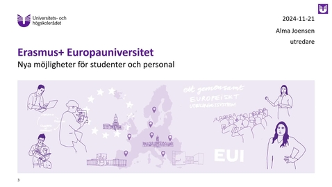 Thumbnail for Europauniversitet – vad menas med det? 