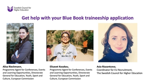 Thumbnail for Get help with your Blue Book traineeship application